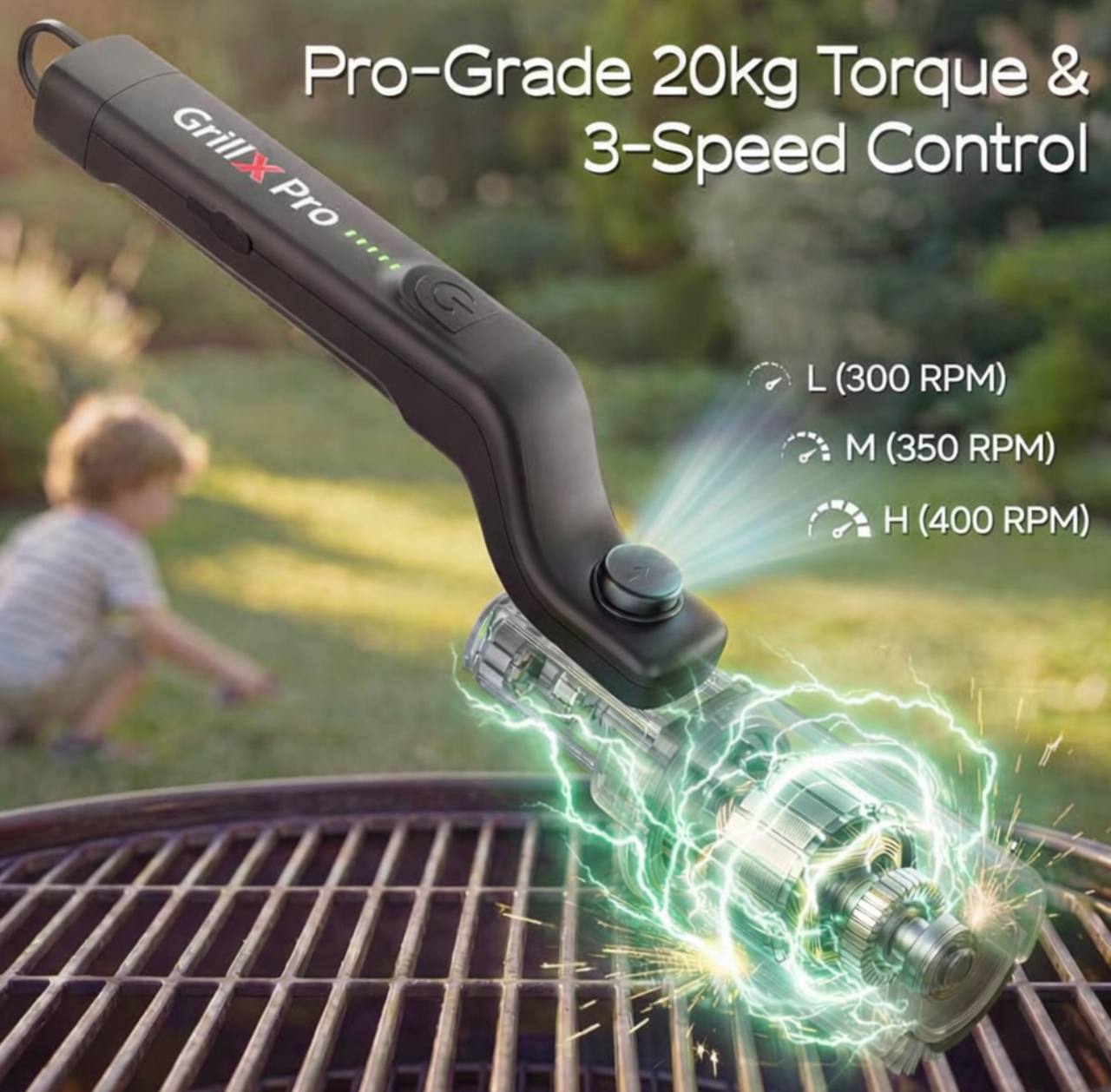 Electric Grill Brush GRILL X PRO